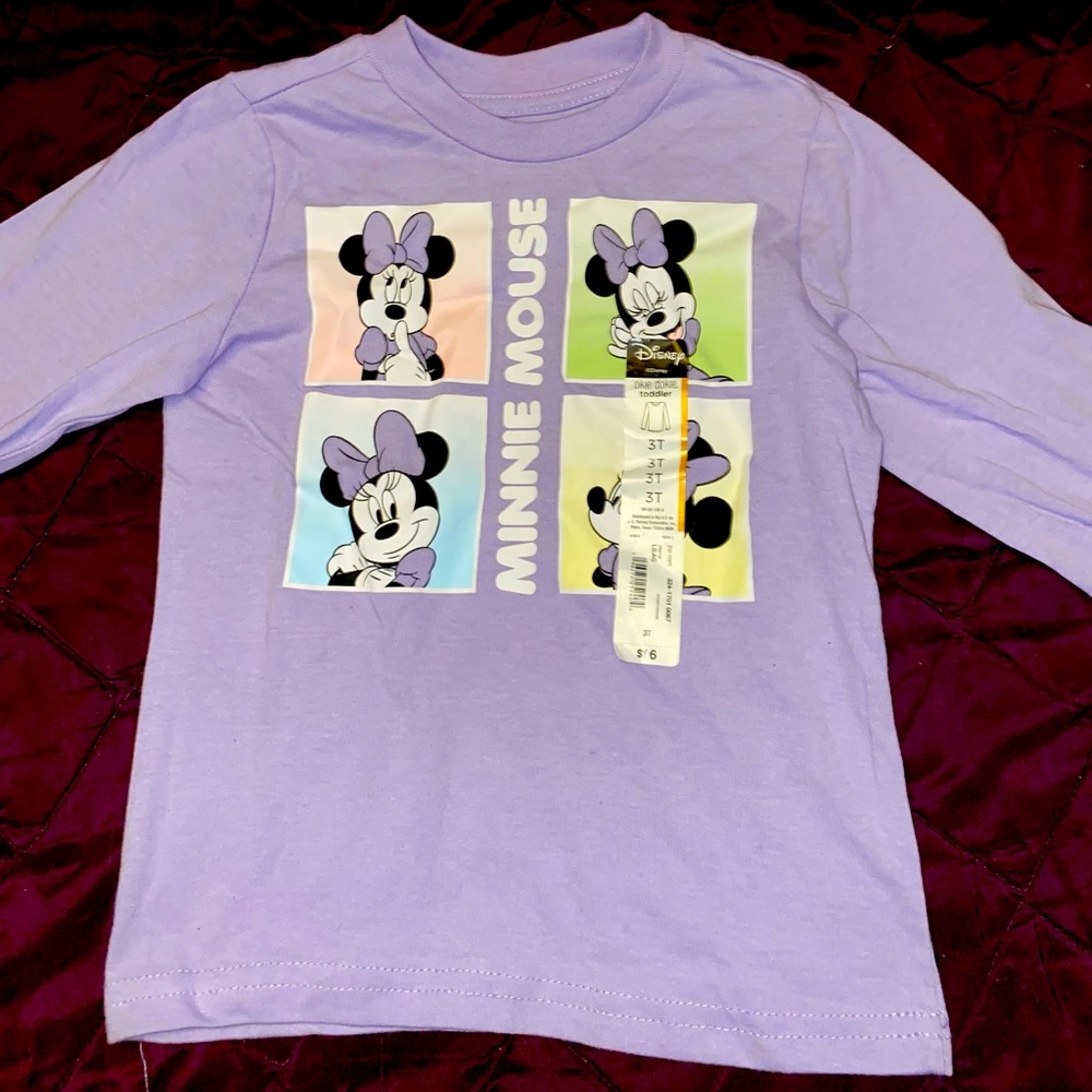 Disney Minnie Mouse Toddler Girl Shirt